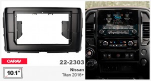 Переходная рамка Nissan Titan Carav 22-2303