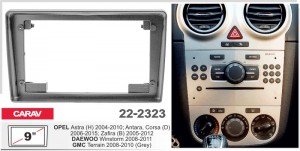 Переходная рамка Opel Astra, Antara, Corsa, Zafira Carav 22-2323