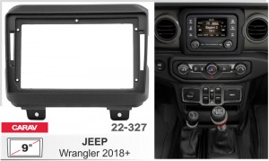 Переходная рамка Jeep Wrangler Carav 22-327
