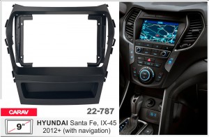 Переходная рамка Hyundai Santa Fe Carav 22-787