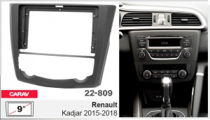 Переходная рамка Renault Kadjar Carav 22-809
