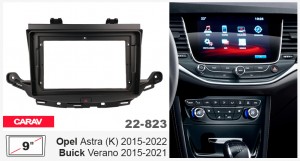 Переходная рамка Opel Astra Carav 22-823