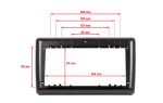 Универсальная рамка для перехода с 2 DIN на 9" Carav 22-930