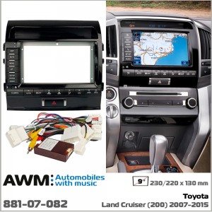 Переходная рамка Toyota Land Cruiser 200 AWM 881-07-082