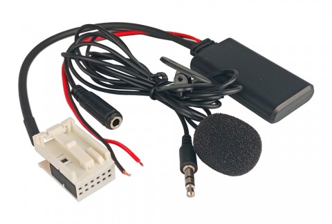 Bluetooth адаптер AUX (12 pin) для Mercedes (Comand APS NTG, Audio 20, Audio 30, Audio 50 APS) AWM BTM-53