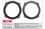 Проставки под динамики 165 мм / 6.5" Carav 14-024 для автомобилей Hyundai, KIA, SsangYong