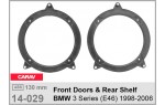 Проставки под динамики 130 мм / 5.25" Carav 14-029 для автомобилей BMW 3 series (E46) Проставки под динамики 130 мм / 5.25" Carav 14-029 для автомобилей BMW 3 series (E46)