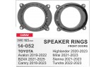 Проставки под динамики Carav 14-052  для автомобилей Toyota