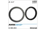 Проставки для динамиков 165 мм / 6.5" универсальные AWM H-165-09.1