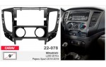 Переходная рамка Mitsubishi L200 Carav 22-078