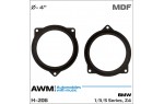 Проставки під динаміки 100 мм / 4" AWM H-206 для автомобілів BMW 1 Series, 3 Series, 5 Series, Z4
