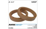 Проставки під динаміки AWM H-614 для автомобілів Skoda, Volkswagen, Seat