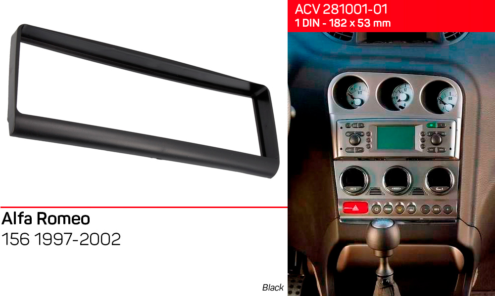 Перехідна рамка Alfa Romeo 156 ACV 281001-01
