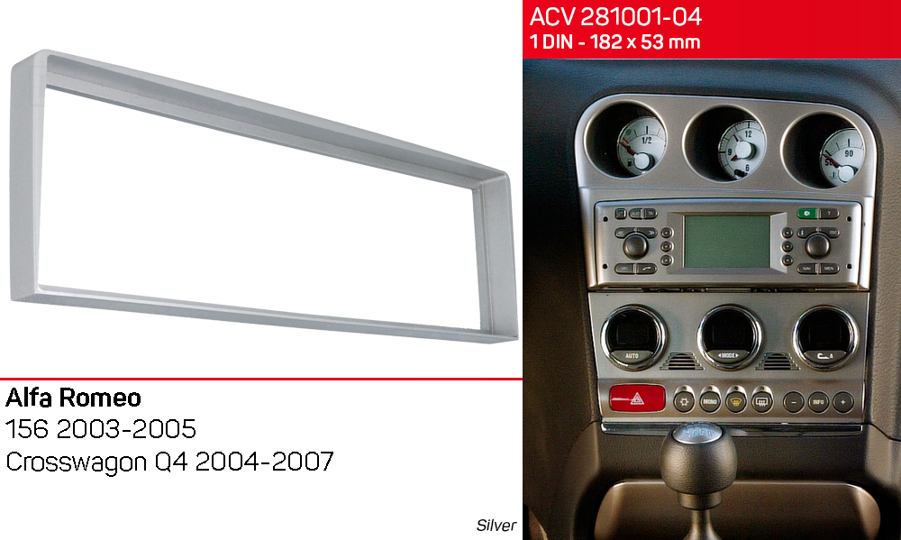 Перехідна рамка Alfa Romeo 156 ACV 281001-04