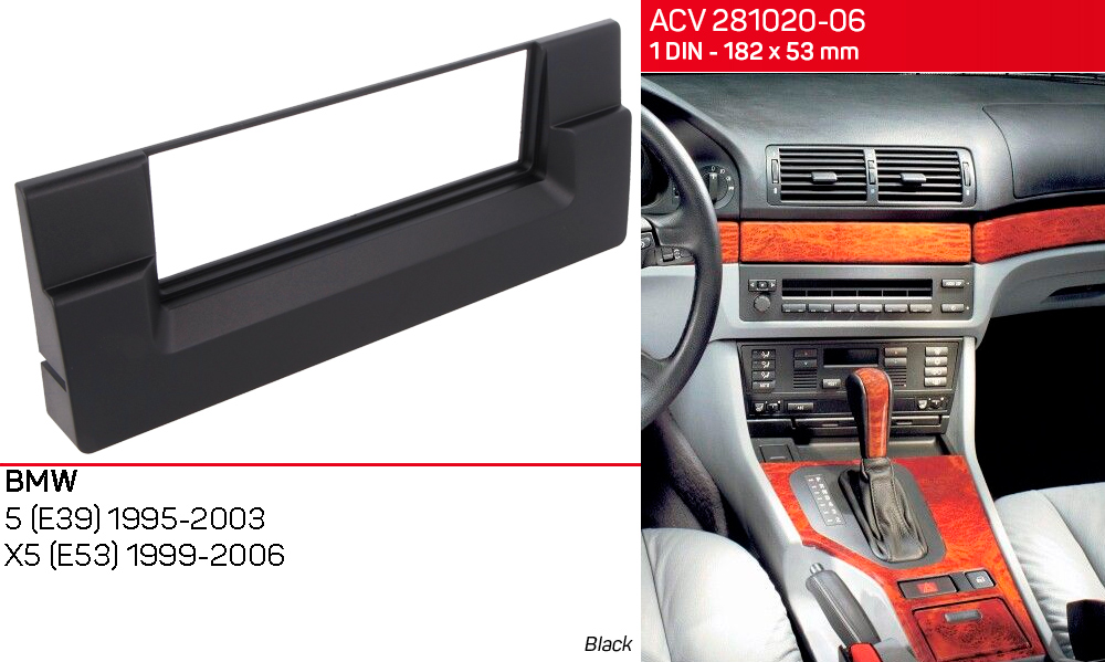 Перехідна рамка BMW 5 Series (E39), X5 (E53) ACV 281020-06