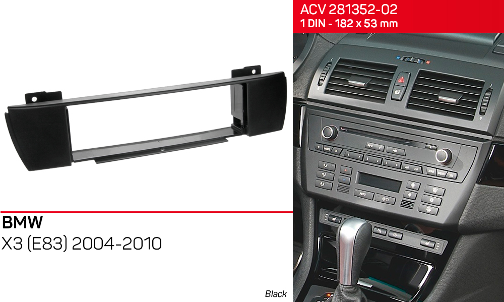 Переходная рамка BMW X3 (E83) ACV 281023-05