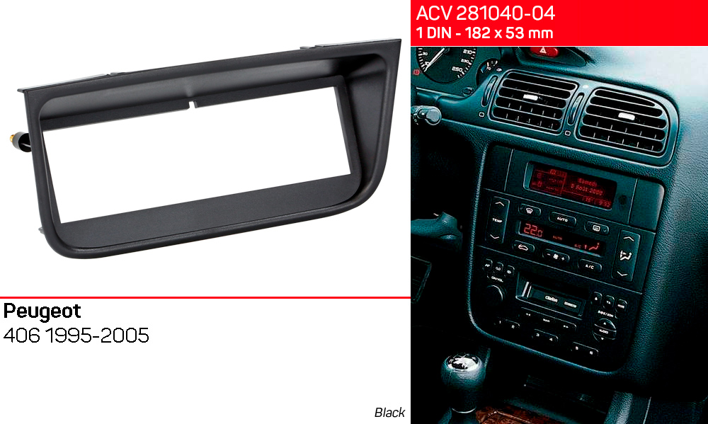 Переходная рамка Peugeot 406 ACV 281040-04