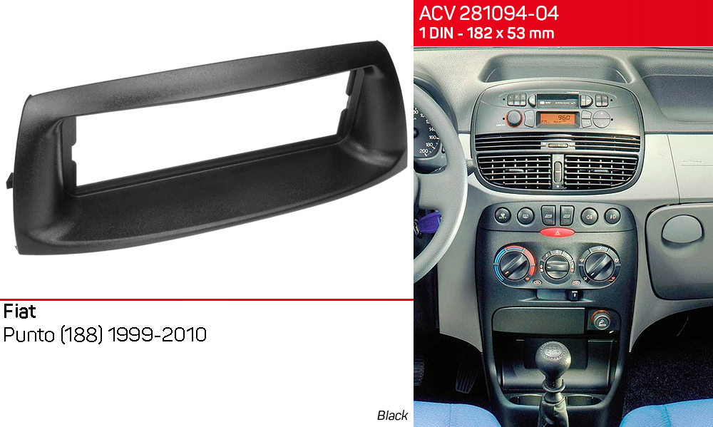 Перехідна рамка Fiat Punto ACV 281094-04
