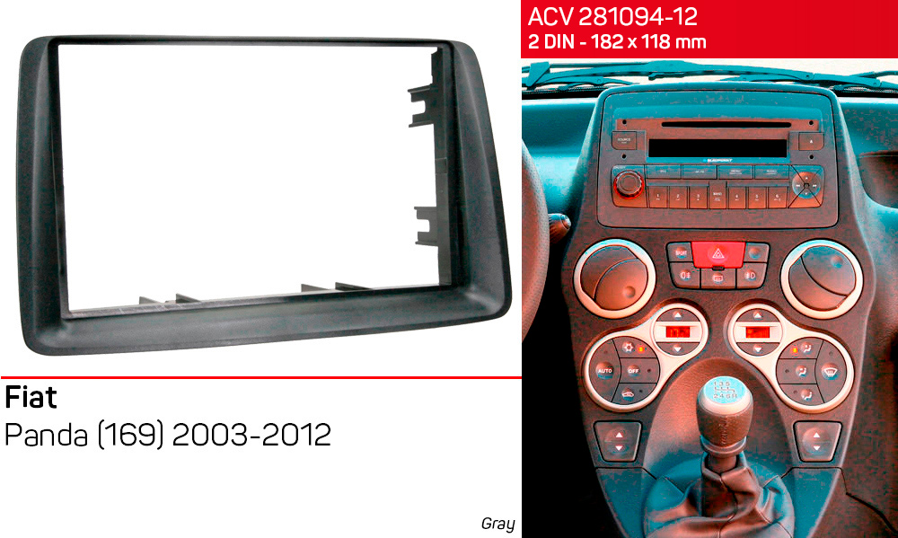 Перехідна рамка Fiat Panda ACV 281094-12