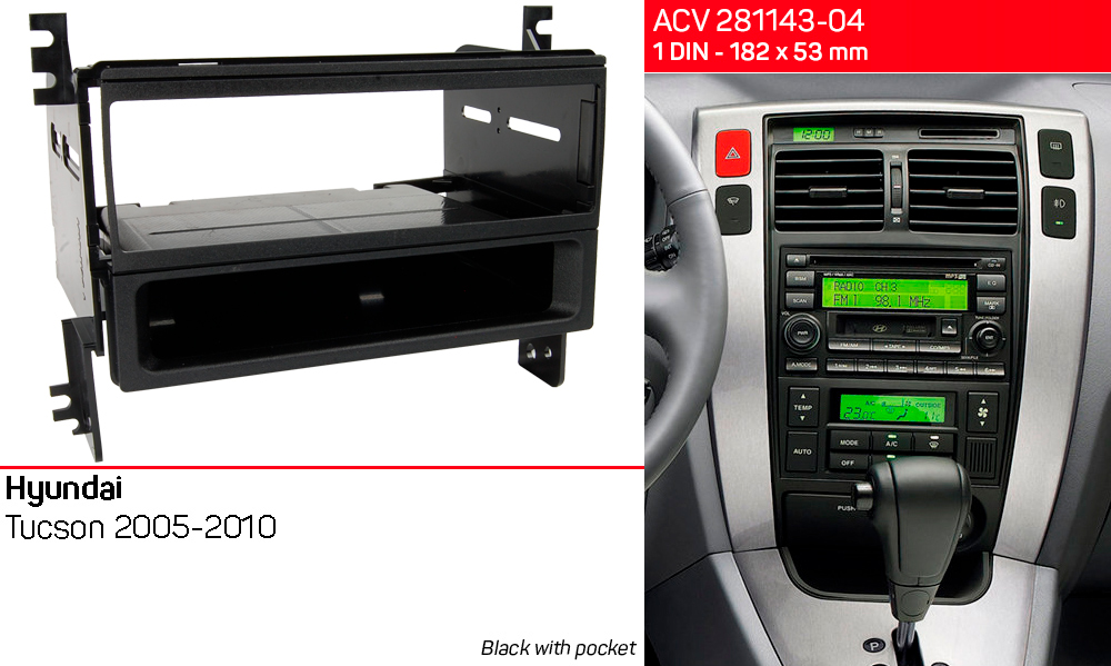 Перехідна рамка Hyundai Tucson ACV 281143-04