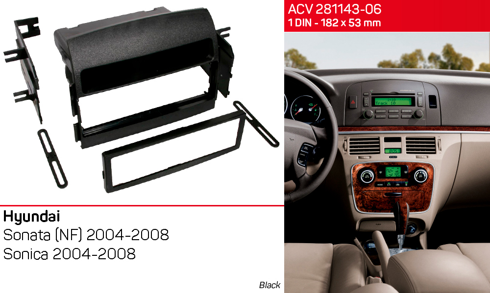 Перехідна рамка Hyundai Sonata ACV 281143-06