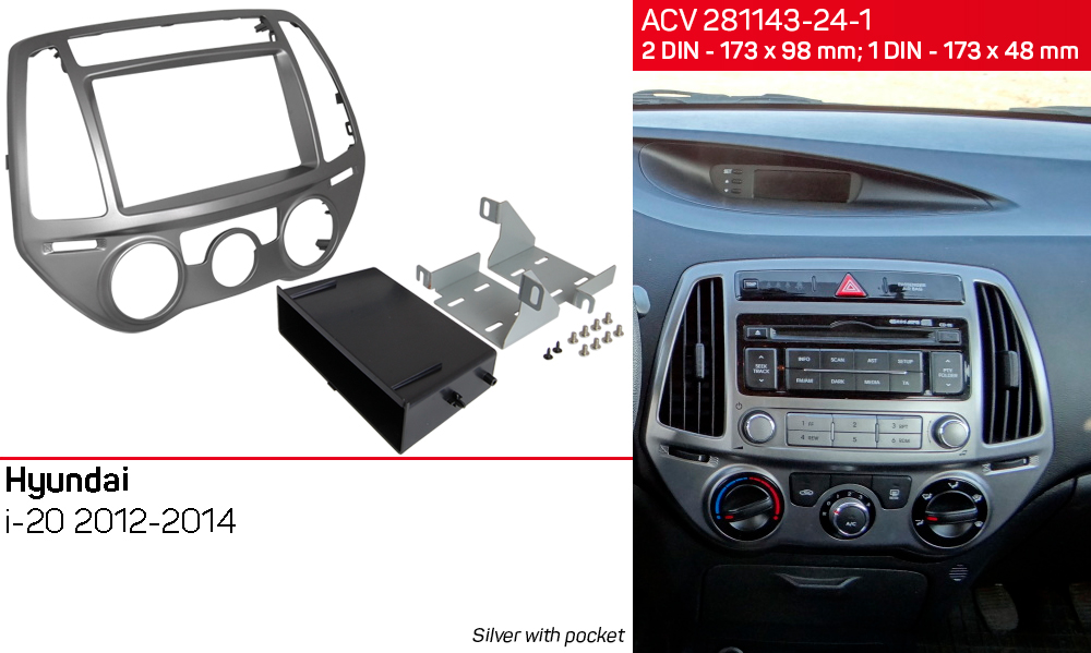 Перехідна рамка Hyundai i20 ACV 281143-24-1