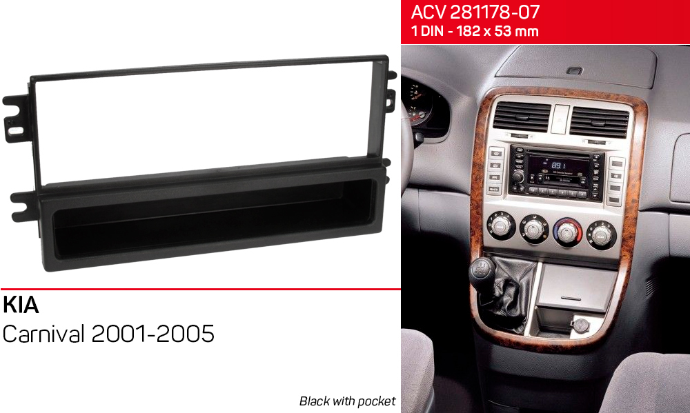 Перехідна рамка KIA Carnival ACV 281178-07