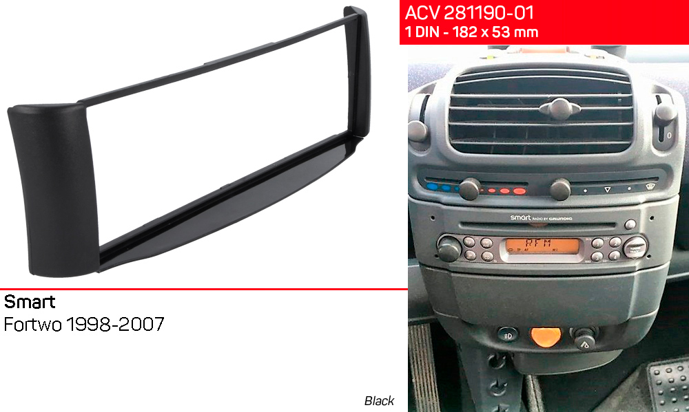 Перехідна рамка Smart ForTwo ACV 281190-01