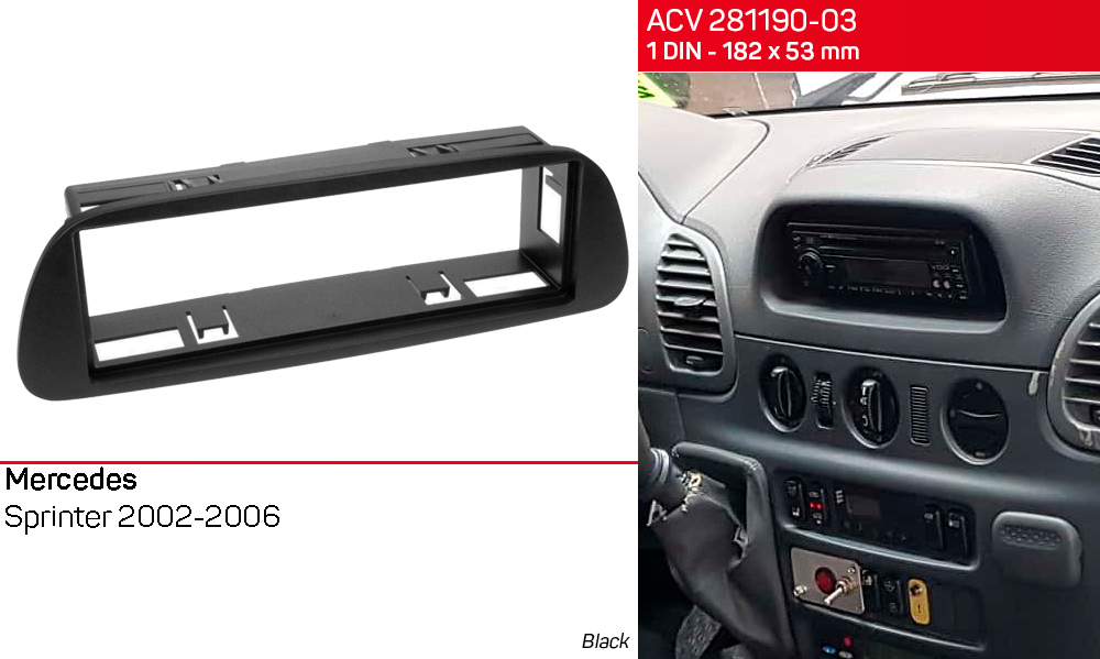 Перехідна рамка Mercedes Sprinter ACV 281190-03