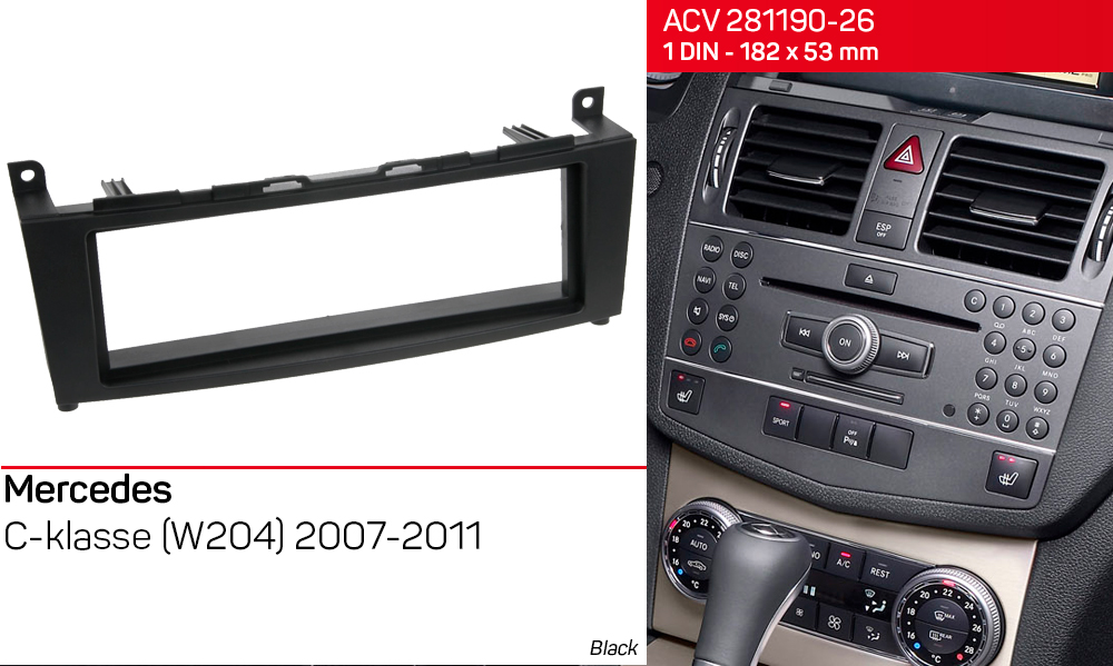 Переходная рамка Mercedes C-klasse (W204) ACV 281190-26