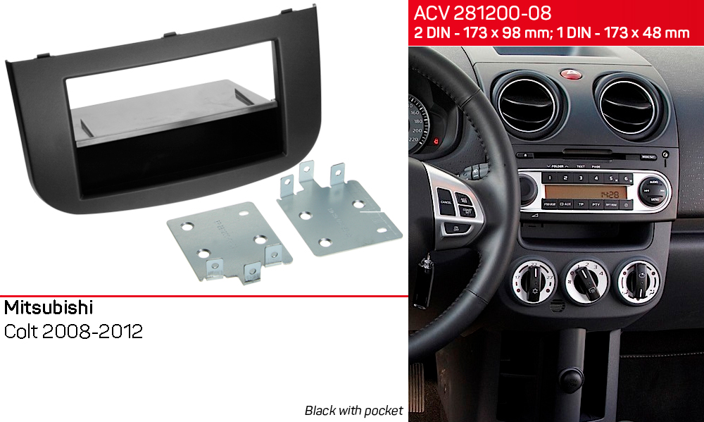 Переходная рамка Mitsubishi Colt ACV 281200-08