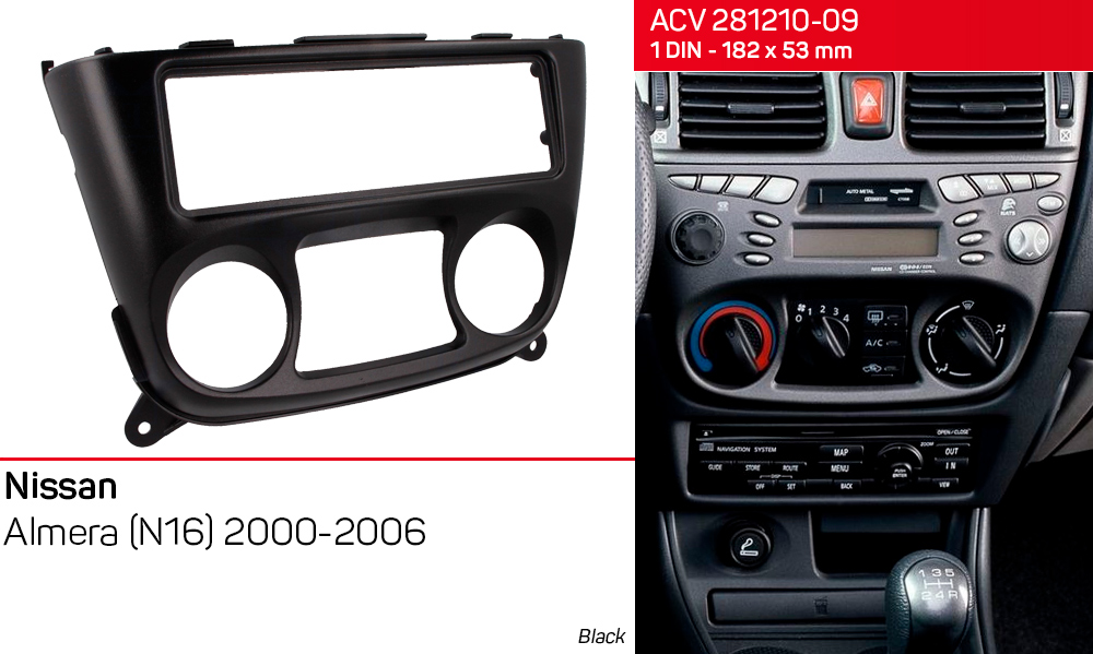 Перехідна рамка Nissan Almera ACV 281210-09
