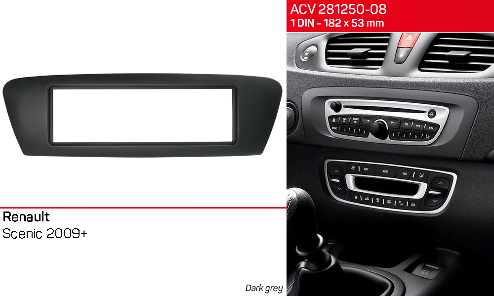Переходная рамка Renault Scenic ACV 281250-08