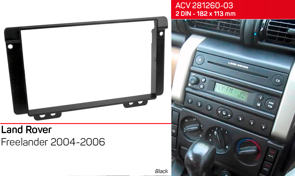 Перехідна рамка Land Rover Freelander ACV 281260-03