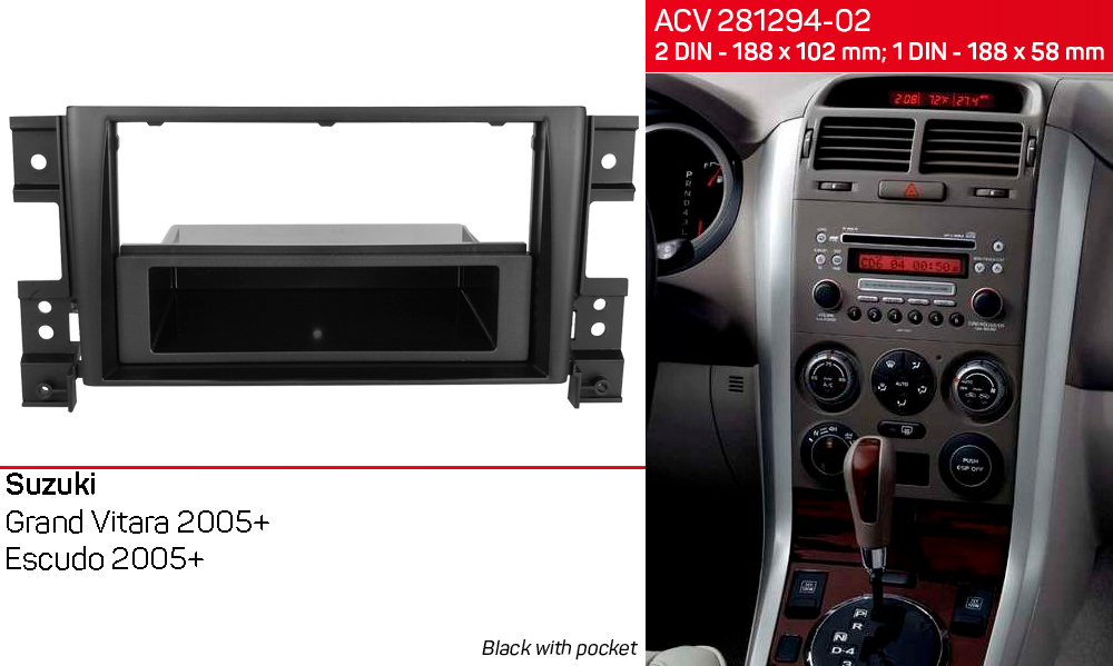 Перехідна рамка Suzuki Grand Vitara ACV 281294-02
