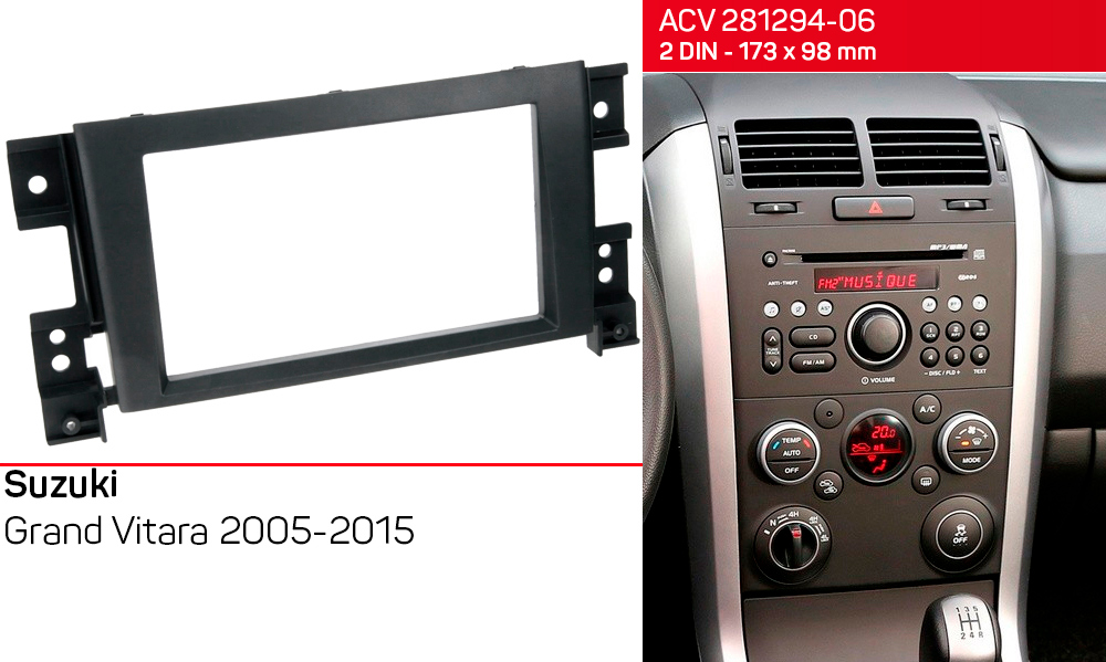 Перехідна рамка Suzuki Grand Vitara ACV 281294-06