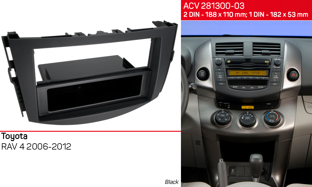 Перехідна рамка Toyota RAV4 ACV 281300-03