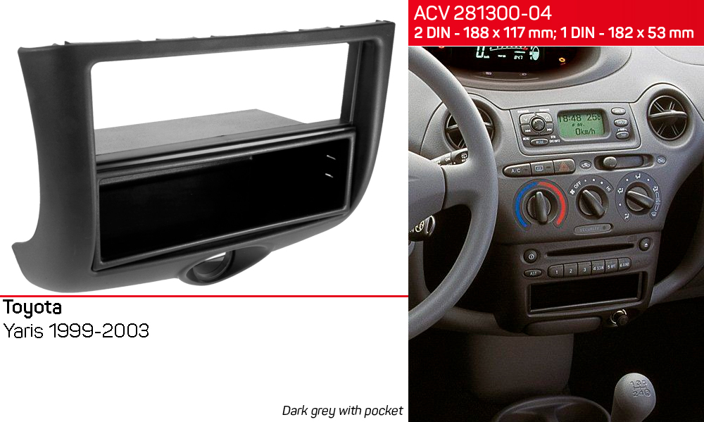 Переходная рамка Toyota Yaris ACV 281300-04