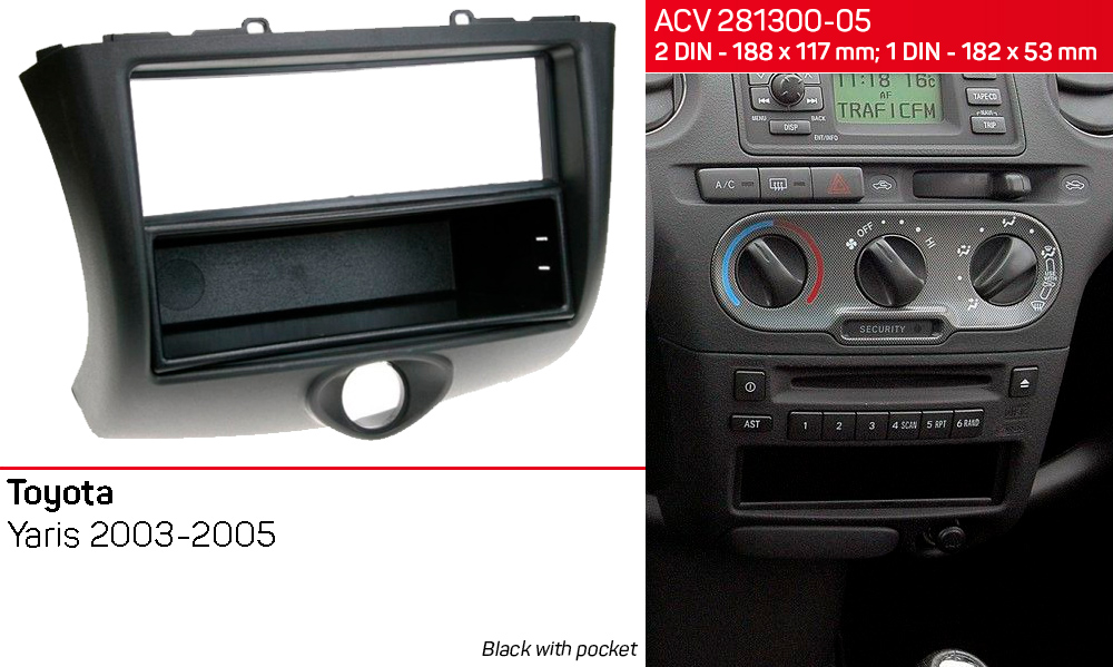 Перехідна рамка Toyota Yaris ACV 281300-05