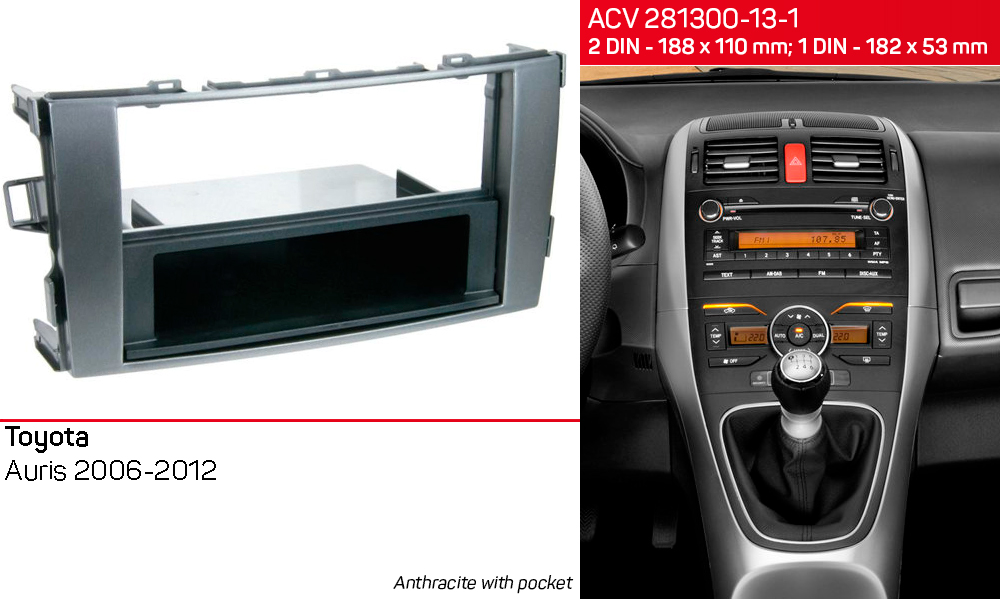 Перехідна рамка Toyota Auris ACV 281300-13-1