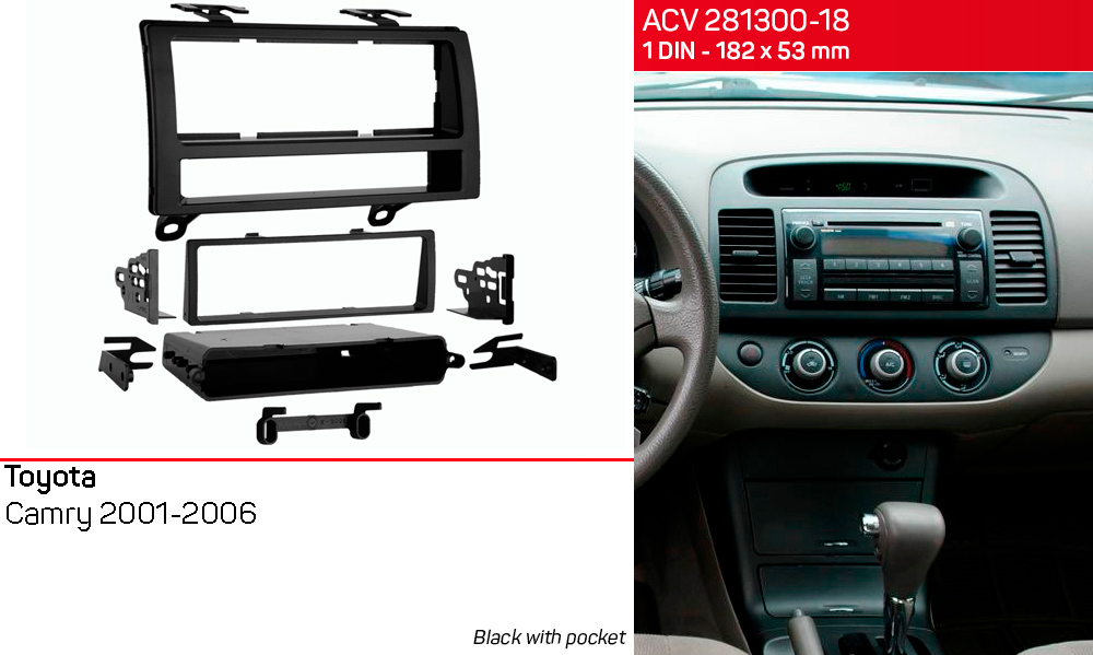Переходная рамка Toyota Camry ACV 281300-18