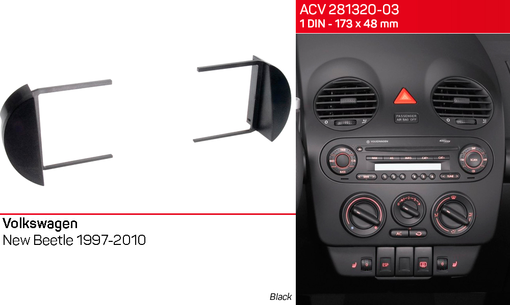 Переходная рамка Volkswagen New Beetle ACV 281320-03
