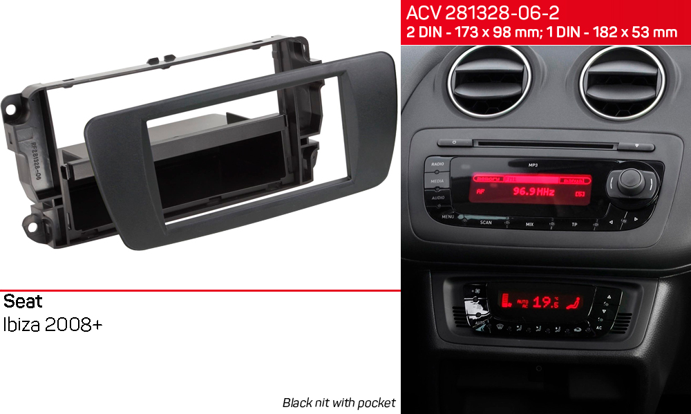 Перехідна рамка Seat Ibiza ACV 281328-06-2