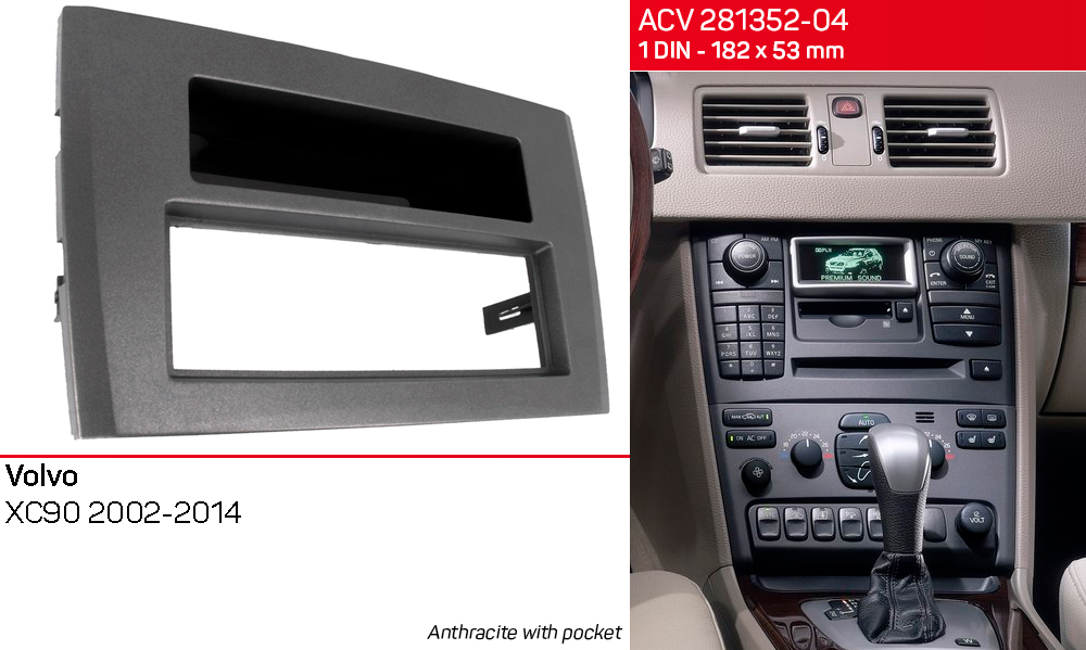 Перехідна рамка Volvo XC90 ACV 281352-04
