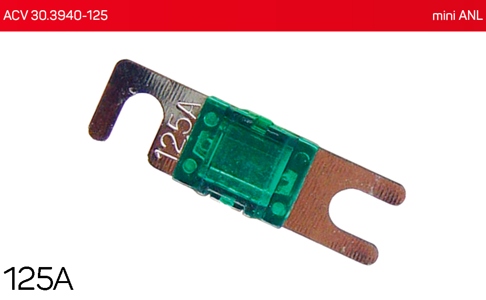 Предохранитель mini ANL 125А (1 шт.) ACV 30.3940-125