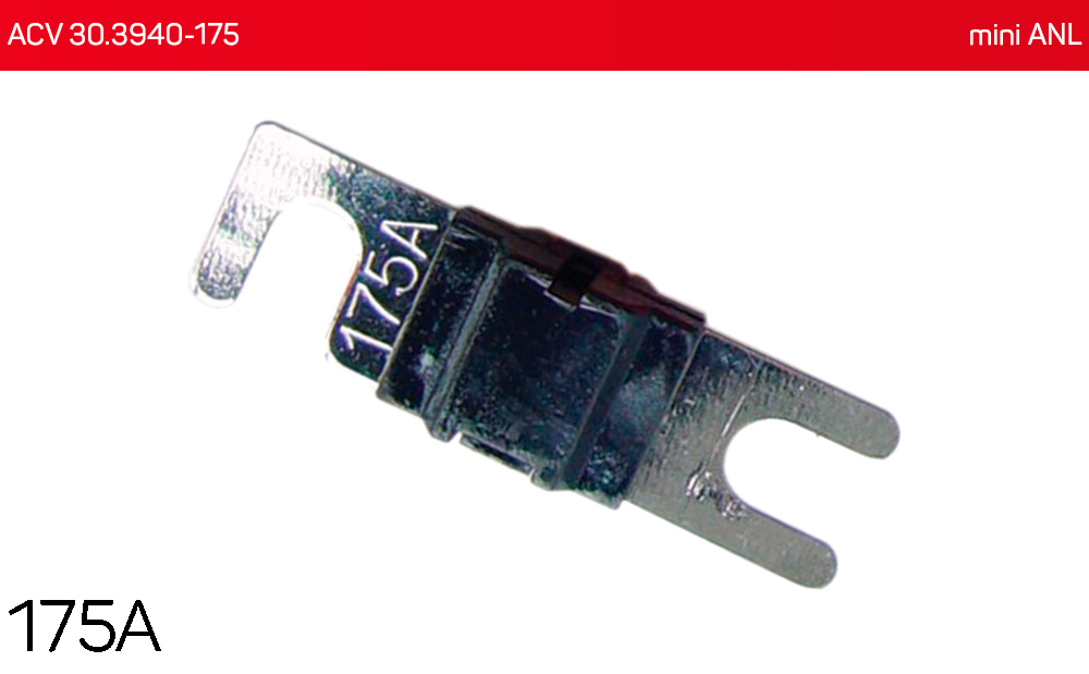 Запобіжник mini ANL 175А (1 шт.) ACV 30.3940-175