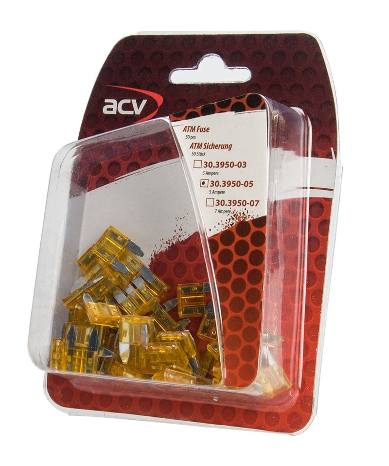 Запобіжники АТМ 5А (50 шт.) ACV 30.3950-05