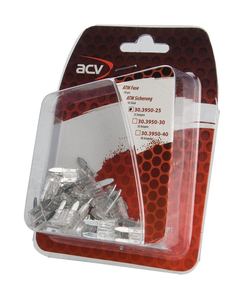 Запобіжники АТМ 25А (50 шт.) ACV 30.3950-25