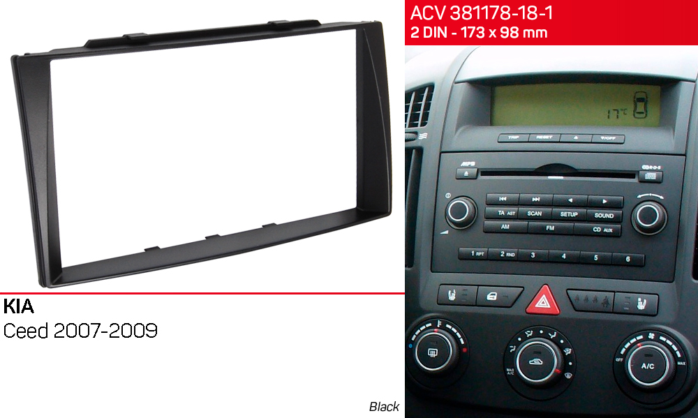 Перехідна рамка KIA Ceed ACV 381178-18-1