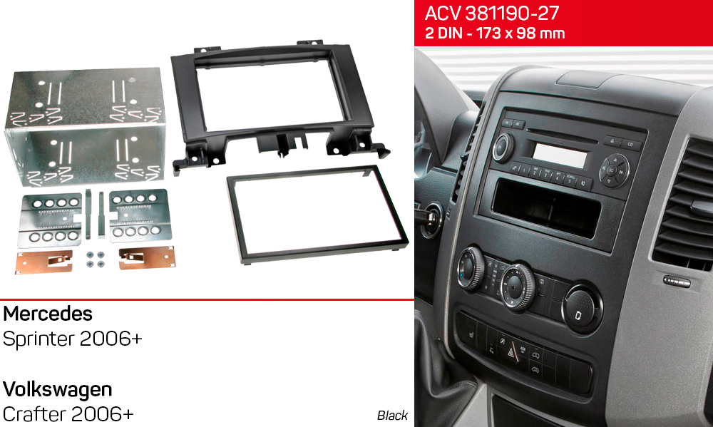 Переходная рамка Mercedes Sprinter, Volkswagen Crafter ACV 381190-27